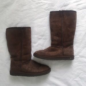 Ugg Classic Tall Chocolate Dark Brown Boots